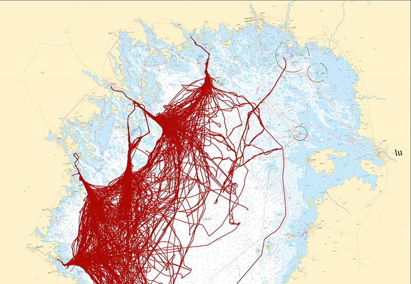 Stora ytor och många assistanser - så har isbrytarna kört under vintern