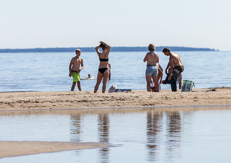 Svenska badvatten får bra betyg