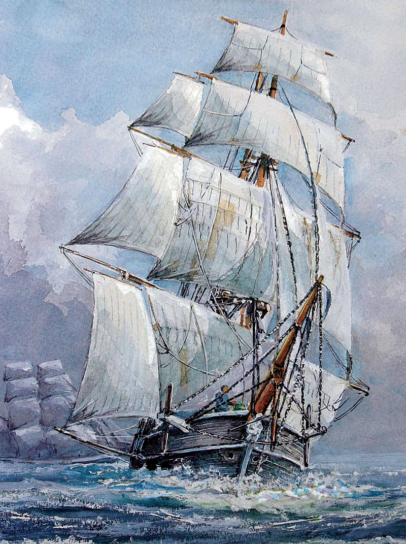 Historien om Mary Ann - Sveriges första världsomseglande fartyg