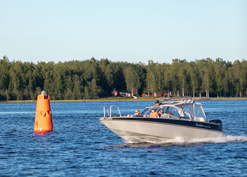 Säkrare fritidsbåtsfarled i Luleå