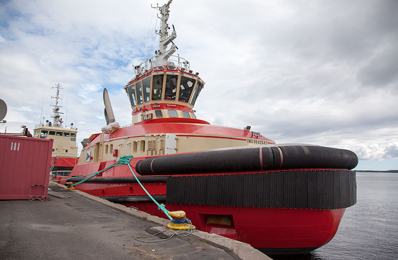Världens modernaste bogserbåt förbereder sig för Malmporten