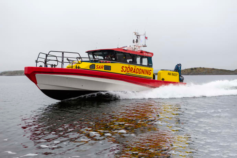 Nästa generations sjöräddningsbåt på Båtmässan