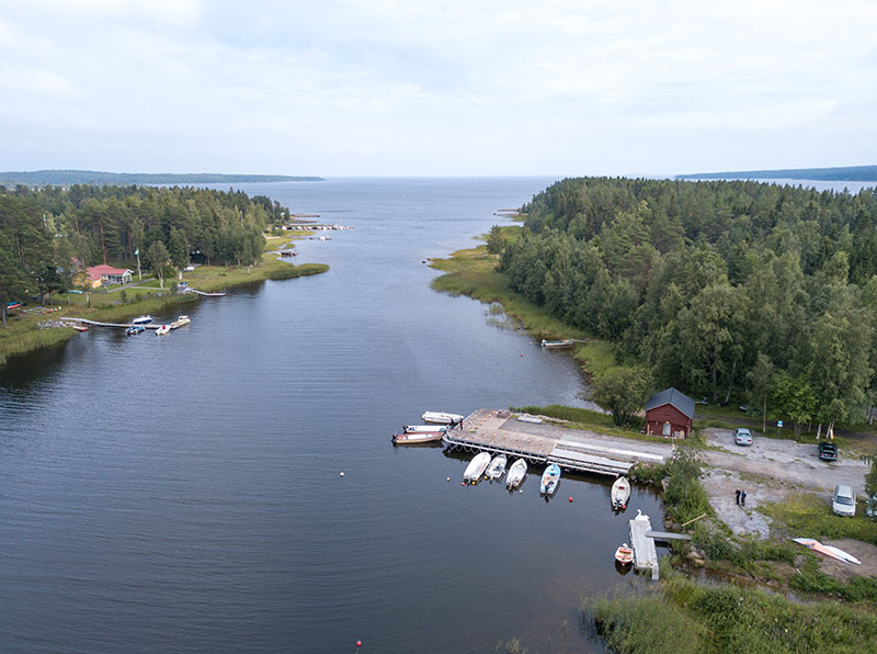 Alhamn småbåtshamn i Luleå