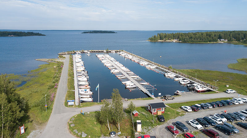 Hindersöstallarna småbåtshamn i Luleå