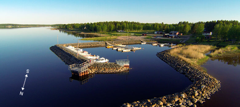 Möröns småbåtshamn i Luleå
