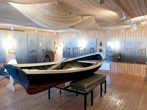 Museet i hamnen på Junkön i Luleå skärgård