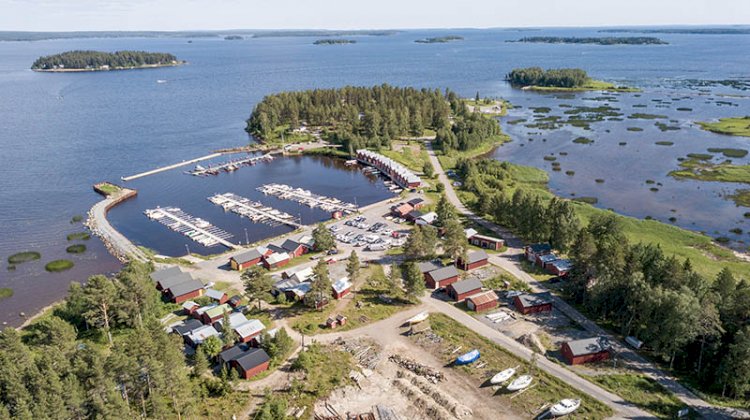 Kängsön båthamn i Luleå