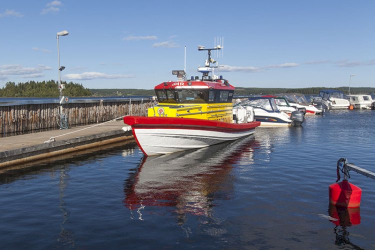 I vilken hamn är Sjöräddningssällskapets båt RS Skellefteå hemmahamn?